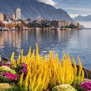 Lake Geneva Lac Léman Montreux